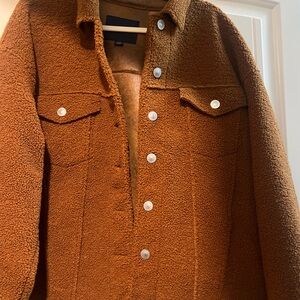 American Eagle Outfitters Women’s Tan Sherpa Jacket